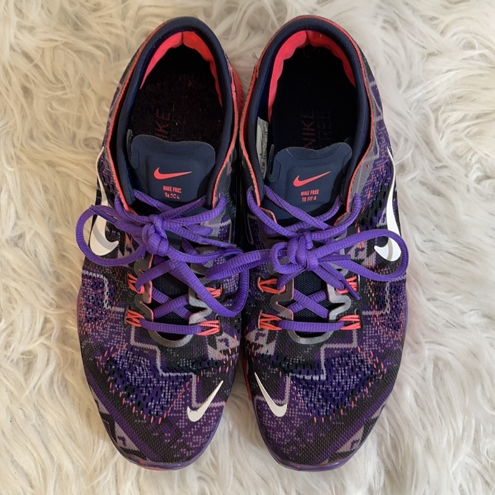 Nike Free 5.0 TR Fit 4 Print Training Shoe Size 9 - Picture 4 of 14